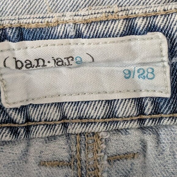 BAN-JARA Light Blue Denim Mid-Rise Cut-Off Jean Shorts; Size 9 / 28 - Picture 3 of 4